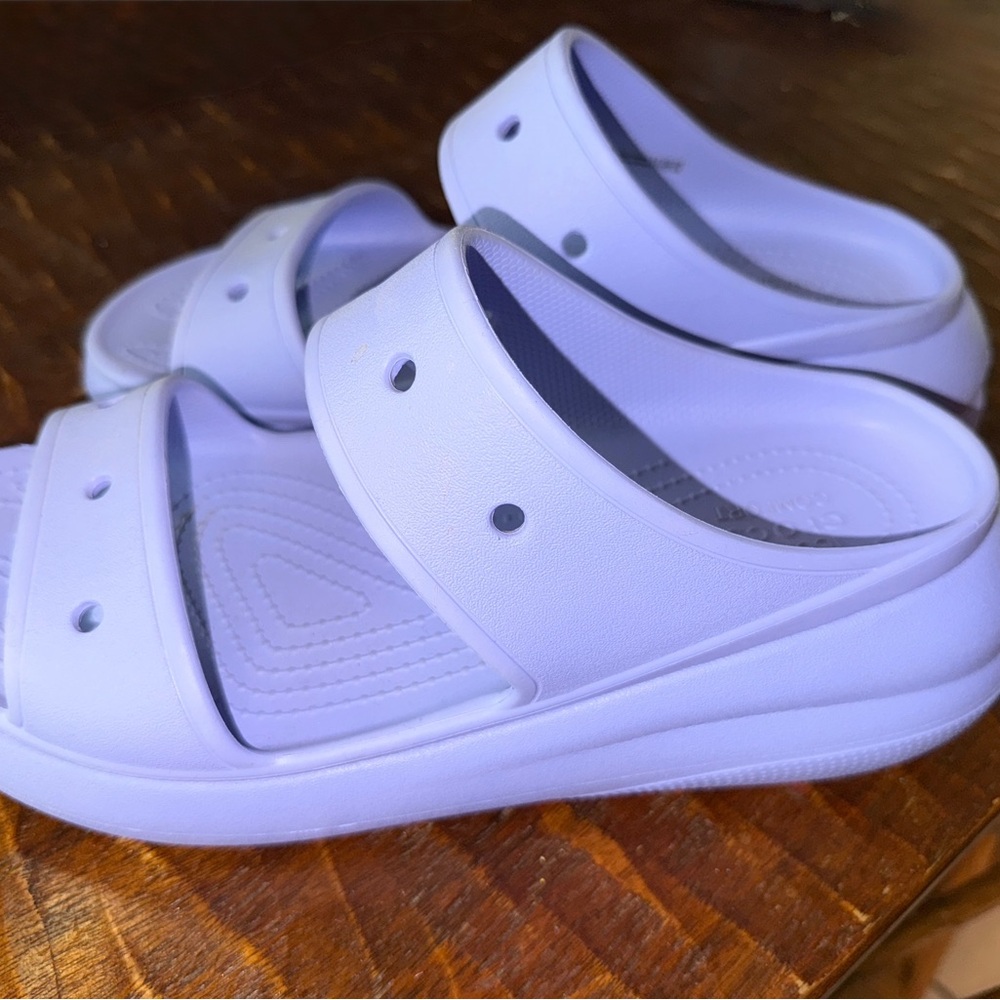 Lavender Slide Sandals